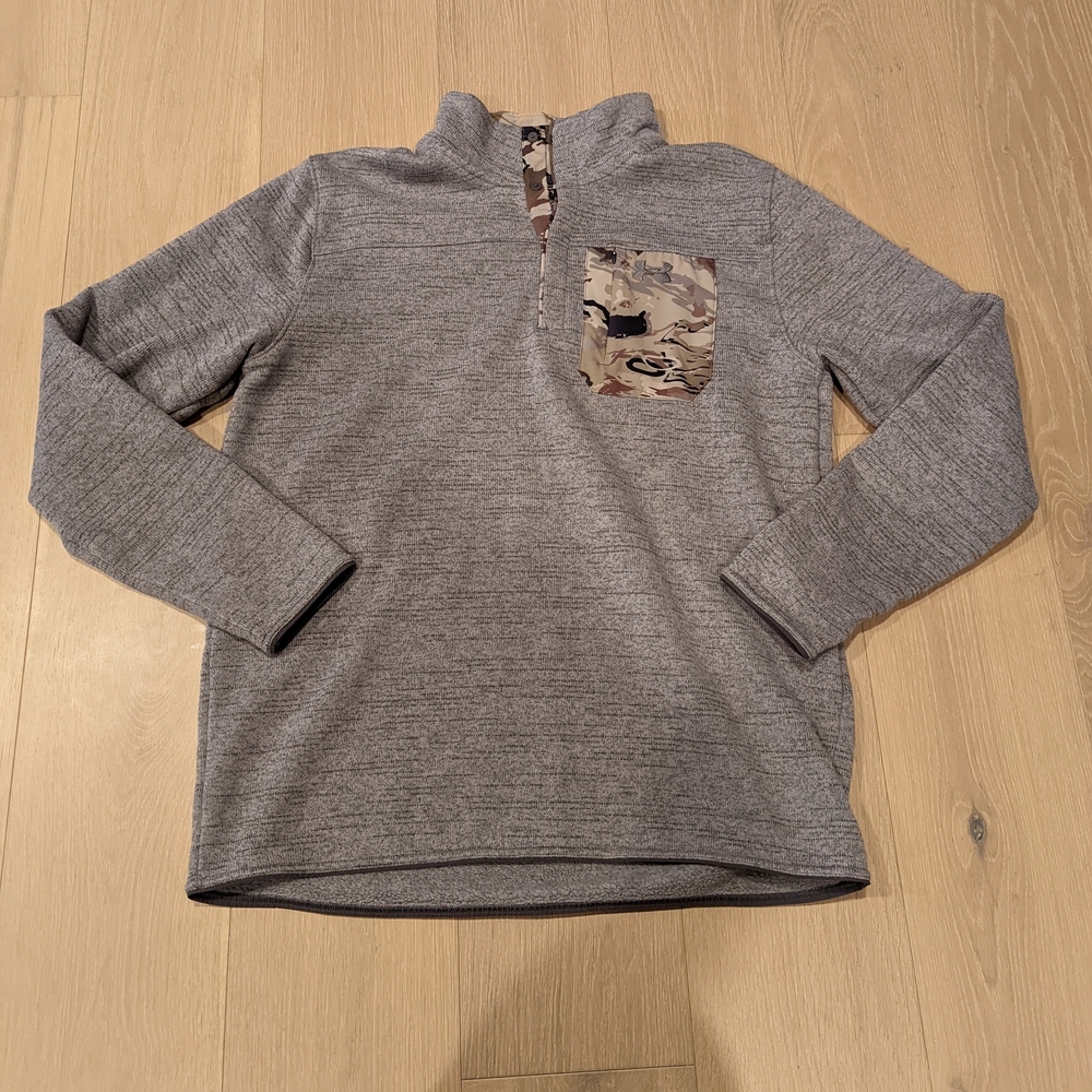 Under Armour Gray Men's Sweater with Camouflage Accent